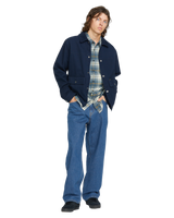 The Volcom Mens Billow Denim Jeans in Bold Blue