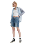 The Levi's® Womens 501® 90's Shorts in Happy Break Blue