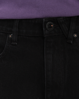 The Volcom Mens Billow Denim Shorts in Black