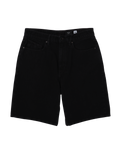 The Volcom Mens Billow Denim Shorts in Black