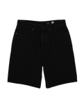 The Volcom Mens Billow Denim Shorts in Black
