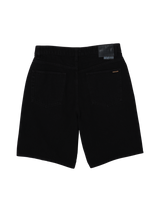The Volcom Mens Billow Denim Shorts in Black