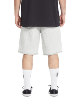 The Volcom Mens Billow Denim Shorts in Bone