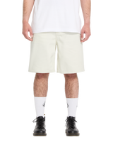 Billow Denim Walkshorts in Dirty White