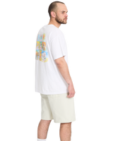 Billow Denim Walkshorts in Dirty White