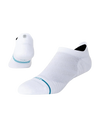 The Stance Mens Run Light Tab Socks in White