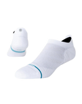 The Stance Mens Run Light Tab Socks in White