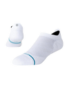 The Stance Womens Womens Run Light Tab Socks in White