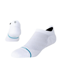 The Stance Womens Womens Run Light Tab Socks in White