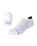 The Stance Womens Womens Run Light Tab Socks in White