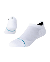 The Stance Womens Womens Run Light Tab Socks in White