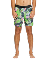 The Volcom Mens Unite Stoney Swimshorts in Steel Purple