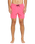 The Volcom Mens Lido Solid Swimshorts in Neon Pink