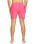 The Volcom Mens Lido Solid Swimshorts in Neon Pink