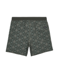 Lido Print Swimshorts in Squadron Green