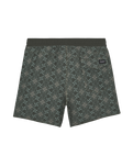 Lido Print Swimshorts in Squadron Green