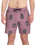 Psyche Cotton Swimshorts in Stone Rose