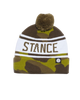 The Stance Mens OG Pom Beanie in Camo