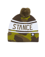 The Stance Mens OG Pom Beanie in Camo