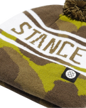 The Stance Mens OG Pom Beanie in Camo