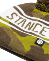 The Stance Mens OG Pom Beanie in Camo