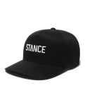 The Stance Mens Icon Snapback Cap in Black & White