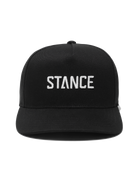 The Stance Mens Icon Snapback Cap in Black & White