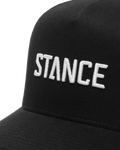 The Stance Mens Icon Snapback Cap in Black & White
