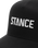 The Stance Mens Icon Snapback Cap in Black & White