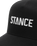 The Stance Mens Icon Snapback Cap in Black & White