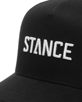 The Stance Mens Icon Snapback Cap in Black & White