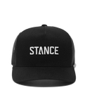The Stance Mens Icon Trucker Cap in Black & White