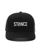 The Stance Mens Icon Trucker Cap in Black & White