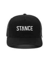 The Stance Mens Icon Trucker Cap in Black & White