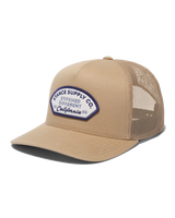 The Stance Mens Icon Trucker Cap in Khaki
