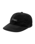 The Stance Mens Standard Adjustable Nylon Cap in Black