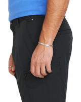 Cashed In Cargo Hybrid Walkshorts in Black