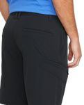 Cashed In Cargo Hybrid Walkshorts in Black