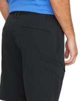 Cashed In Cargo Hybrid Walkshorts in Black