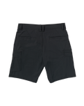 Cashed In Cargo Hybrid Walkshorts in Black