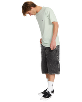 The Volcom Mens Stone Blanks T-Shirt in Carolina Blue