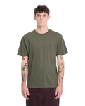 Stone Blanks T-Shirt in Wintermoss