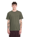 Stone Blanks T-Shirt in Wintermoss