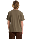 The Volcom Mens Stone Blanks T-Shirt in Sage Leaf