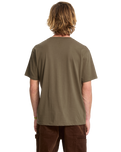 The Volcom Mens Stone Blanks T-Shirt in Sage Leaf