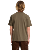 The Volcom Mens Stone Blanks T-Shirt in Sage Leaf