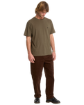 The Volcom Mens Stone Blanks T-Shirt in Sage Leaf
