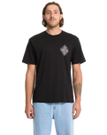 The Volcom Mens Obtical T-Shirt in Black