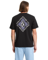 The Volcom Mens Obtical T-Shirt in Black