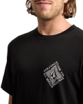 The Volcom Mens Obtical T-Shirt in Black